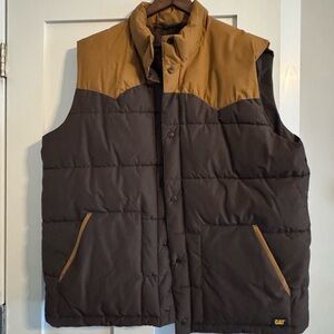 Caterpillar Men's Two-Tone Puffer Vest